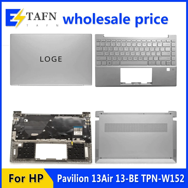 New For Pavilion 13Air 13-BE TPN-W152 Laptop LCD Back Cover Front Bezel Upper Palmrest Bottom Base Case Keyboard Hinges