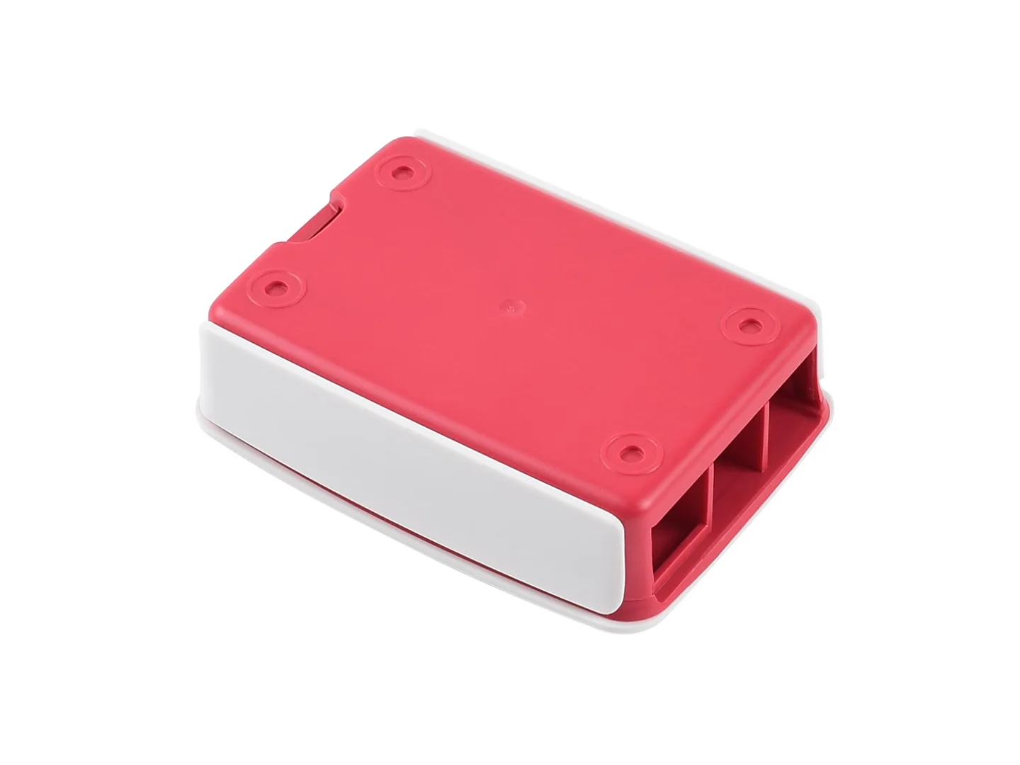 Raspberry Pi4 case For use with Raspberry Pi 4 Red White/Black Colors High quality ABS material Beautiful Dustproof 1 order