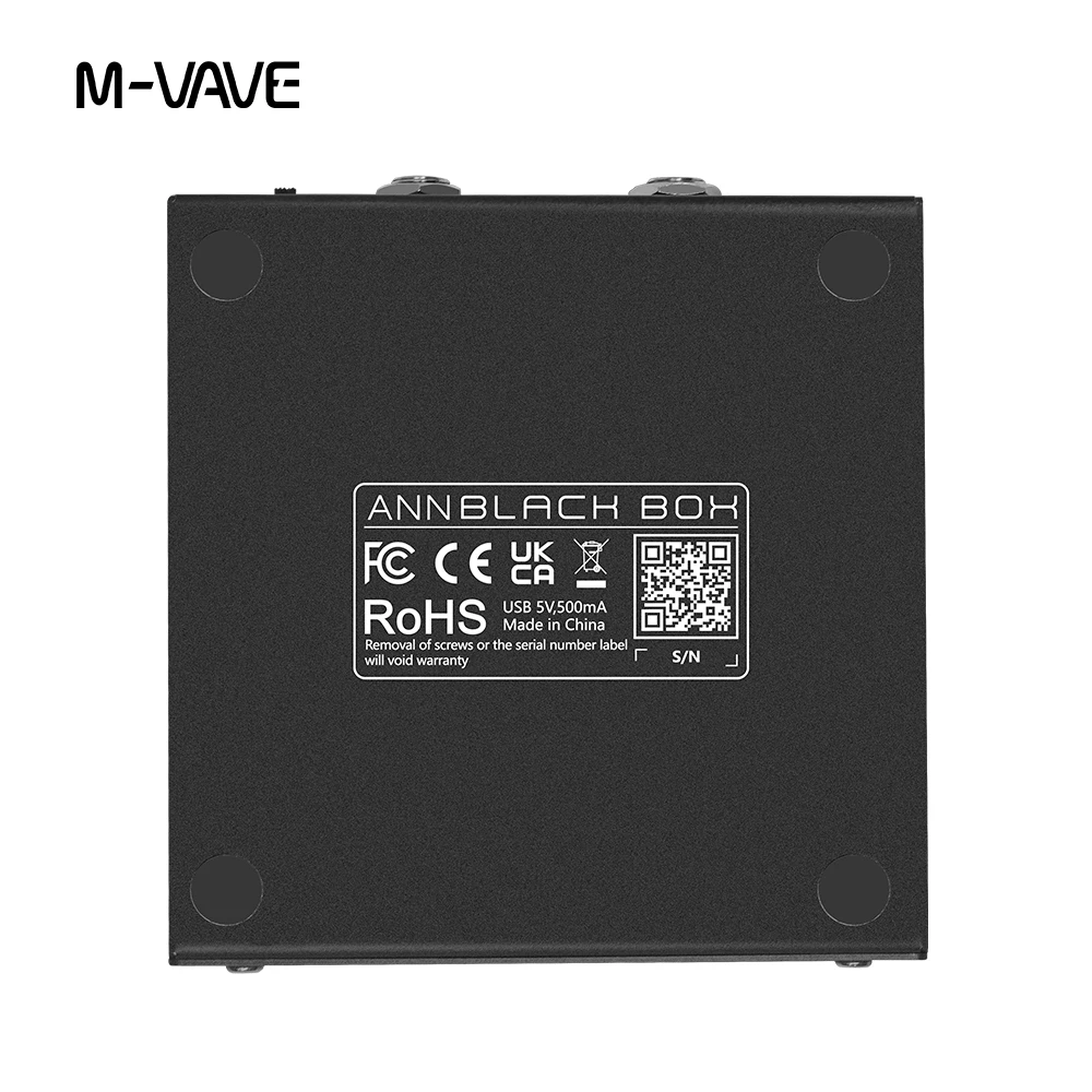 M-VAVE BLACK BOX Guitar Effects Processor, Supports IR Loading for Recording/Performance/Practice