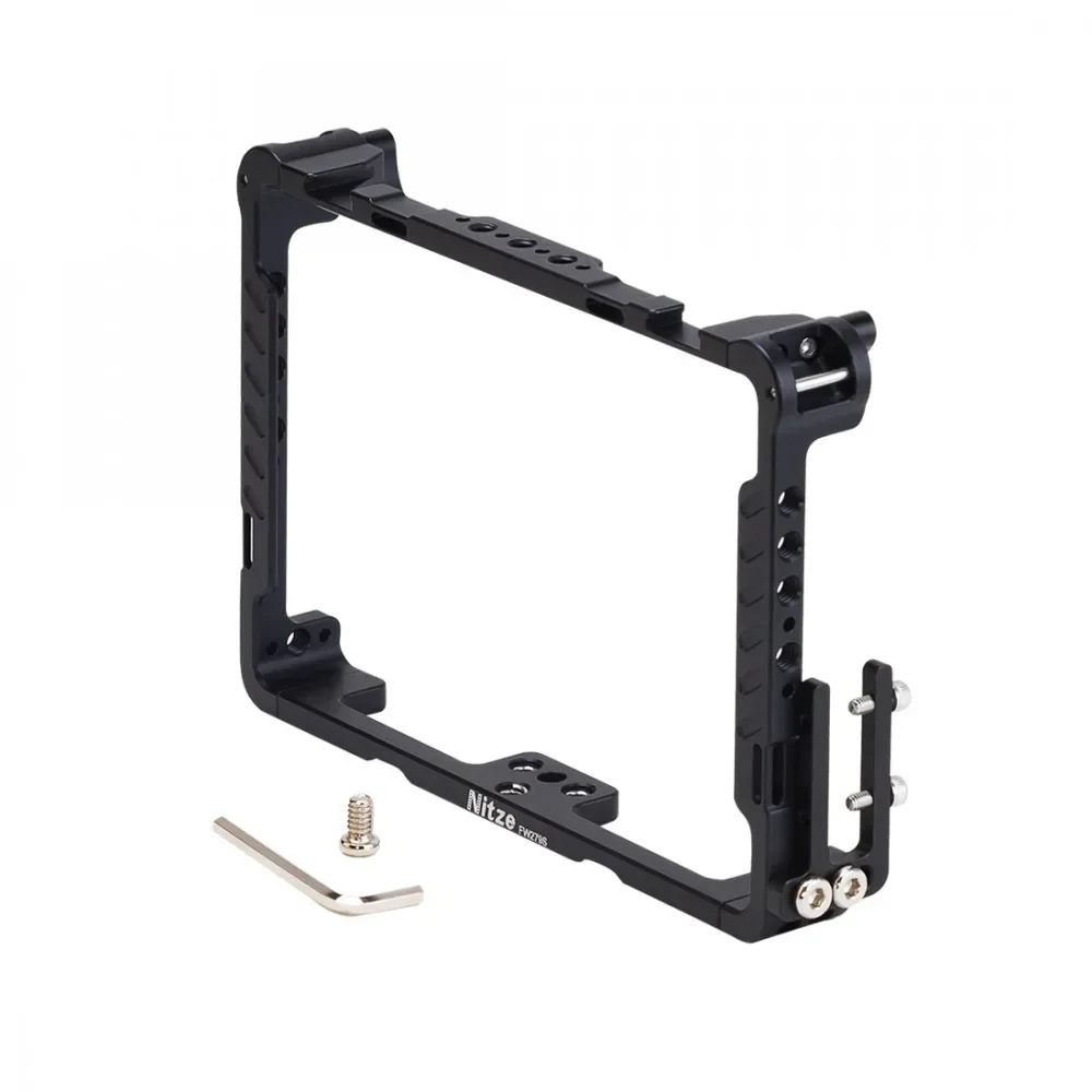 NITZE 7 inch Monitor Cage TP-FW279S with Cable Clamp For FEELWORLD FW279S 7”