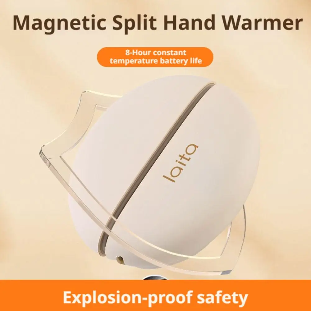 

2 In 1 Magnetic Separation Hand Warmer Portable Long-Lasting Warmth Fast Heating Electric Hand Warmer For Winter