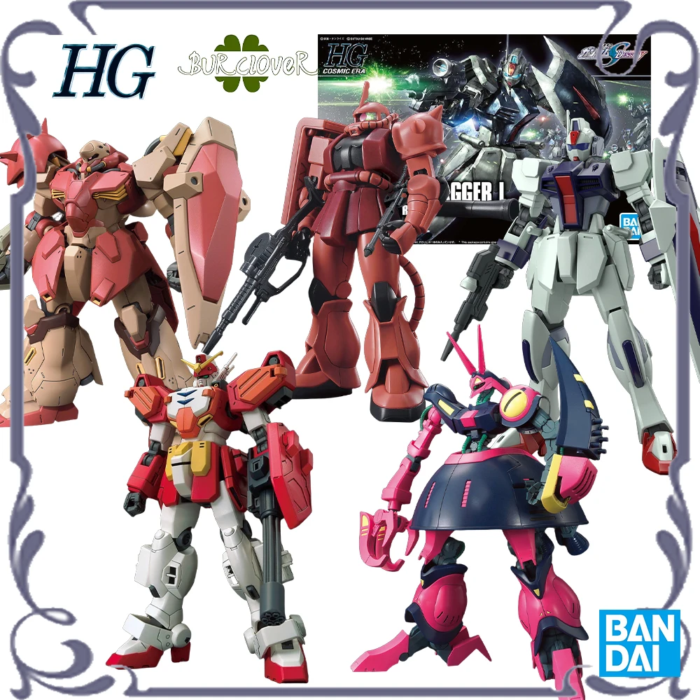 

BANDAI Original GUNDAM HG 1/144 Series Me02R-F01 MESSER TYPE-F01 MS-06S ZAKU II NRX-055 BAUND DOC Assembly Model In Stock