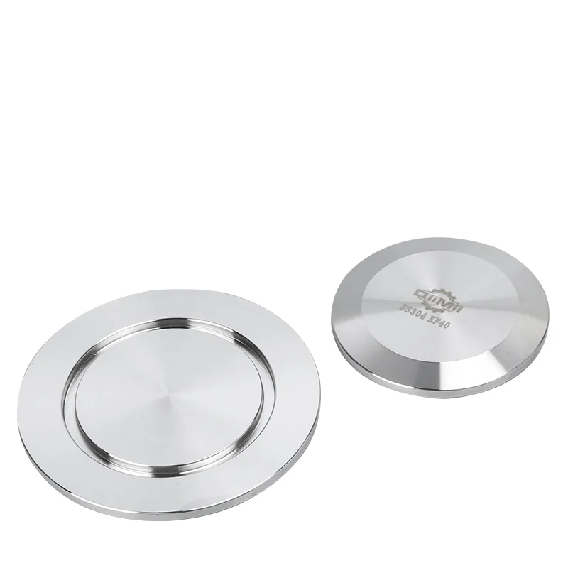 SAP Stainless Steel SS304 Aluminum  Blind plate KF Blank flange NW25 Vacuum Flange Blank KF Vacuum Fittings KF16 KF25 KF40 KF50