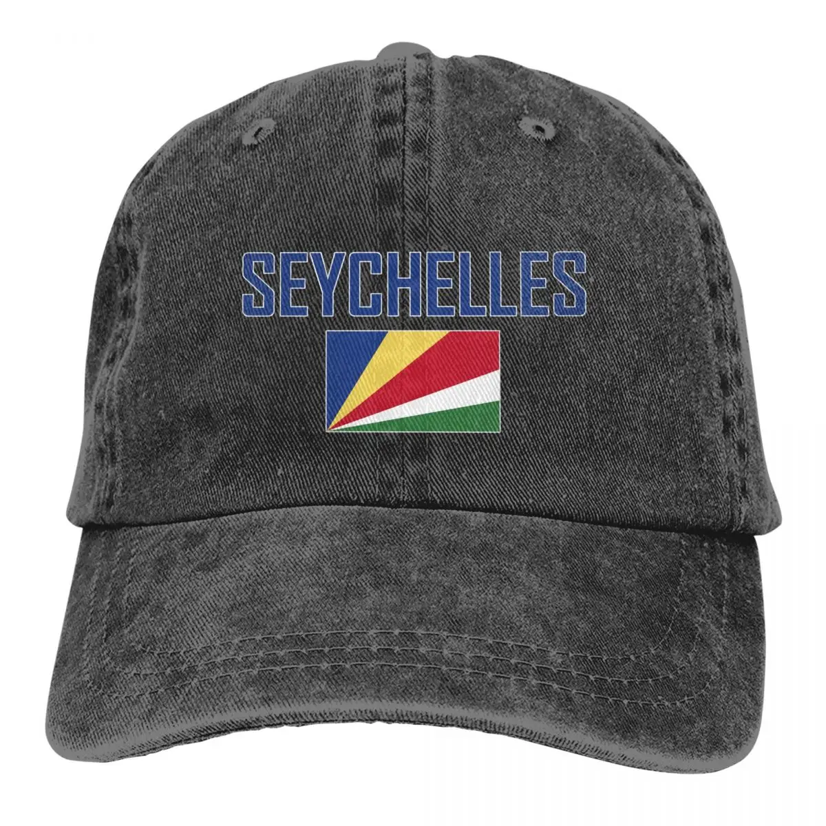 Flag of SEYCHELLES Baseball Caps Unisex Soft Casquette Cap Fashion Denim Hat Vintage Adjustable Dad Hat