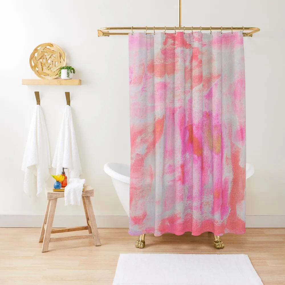 

cute pink brushed Shower Curtain Waterproof Shower Bathroom Box In The Bathroom Bathroom Accessorys Curtain