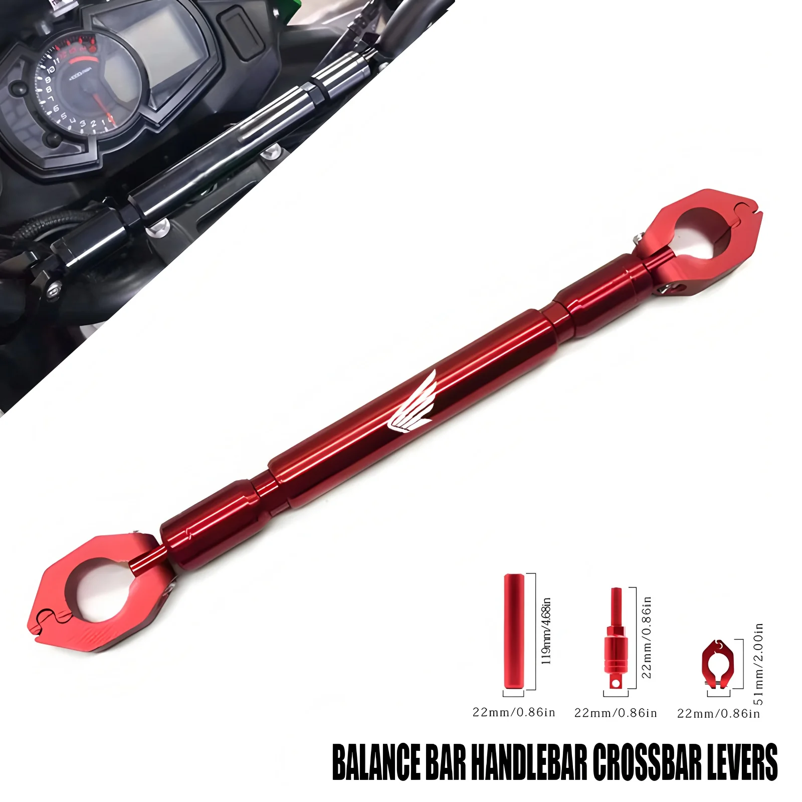 

For HONDA PCX125/150 PCX160 ADV150/160/350 Monkey 125 Z125 Motorcycle Accessories Adjustable Multifunction Crossbar Handlebar Ba