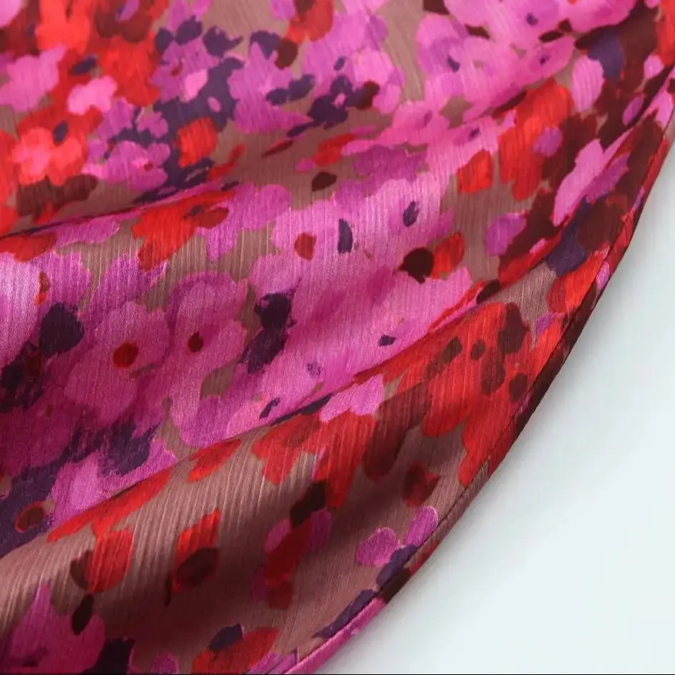 فستان DiYiG للسيدات لخريف 2025 موضة جديدة للعطلات مطبوع فستان عتيق بدون أكمام أنيق بدون ظهر فستان مطرز ضيق من Vestidos Mujer