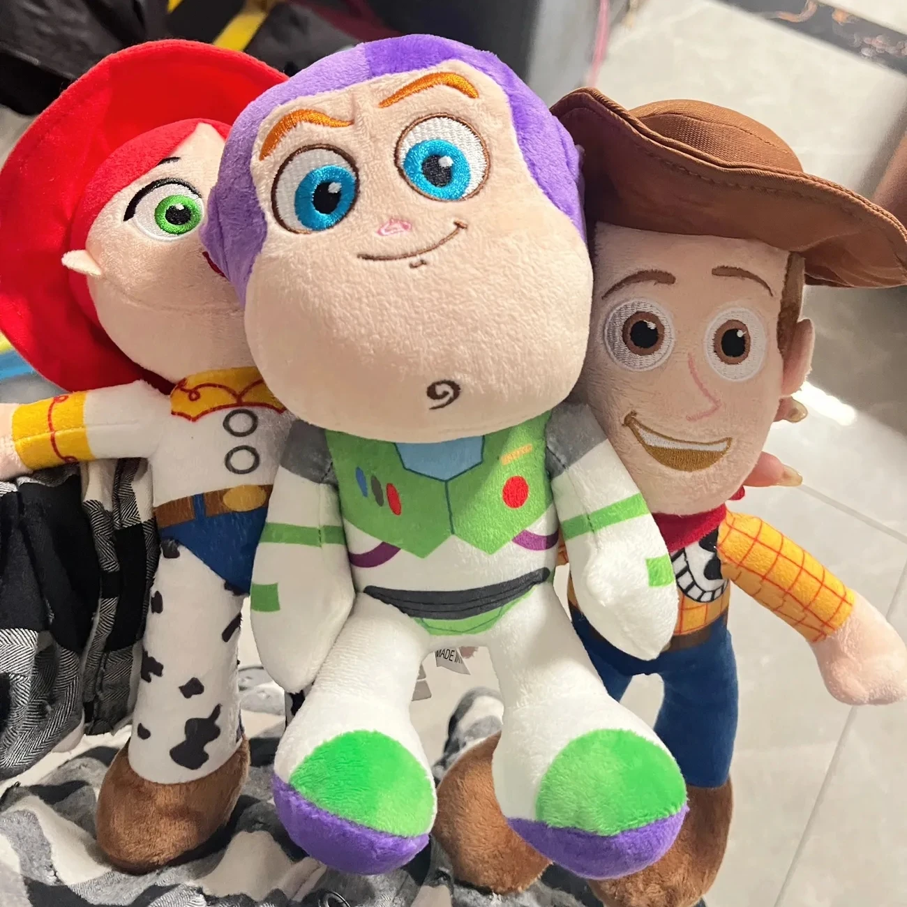 23cm Cute Buzz Lightyear Woody Plush Toy Lovely Home Decor Stuffed Anime Toy Story Doll Jessie Cartoon Plushies Birthday Gifts