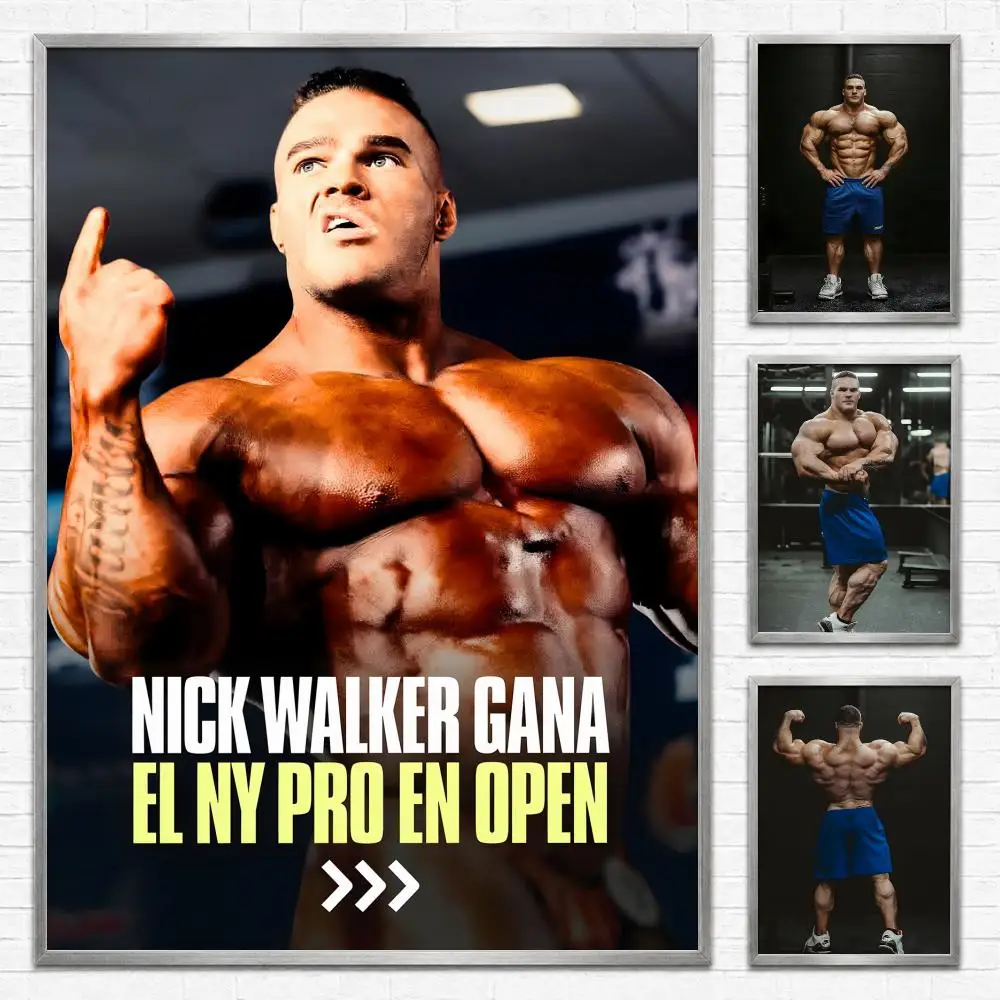 Athlete Nick Walker Poster Self‑Adhesive Waterproof PP Poster Coffee House Bar Wall Art Sticker Room Home Decor