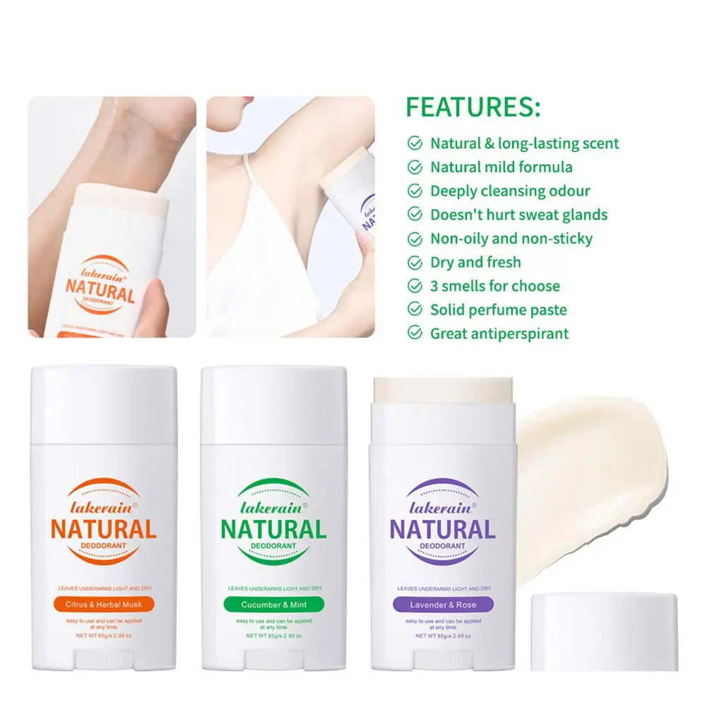 Body Underarm Odor Removal Cream Deep Penetration Underarm Absorb Cream Women Deodorant Care Men Skin Easy Perfume 85g To S Y3Y1