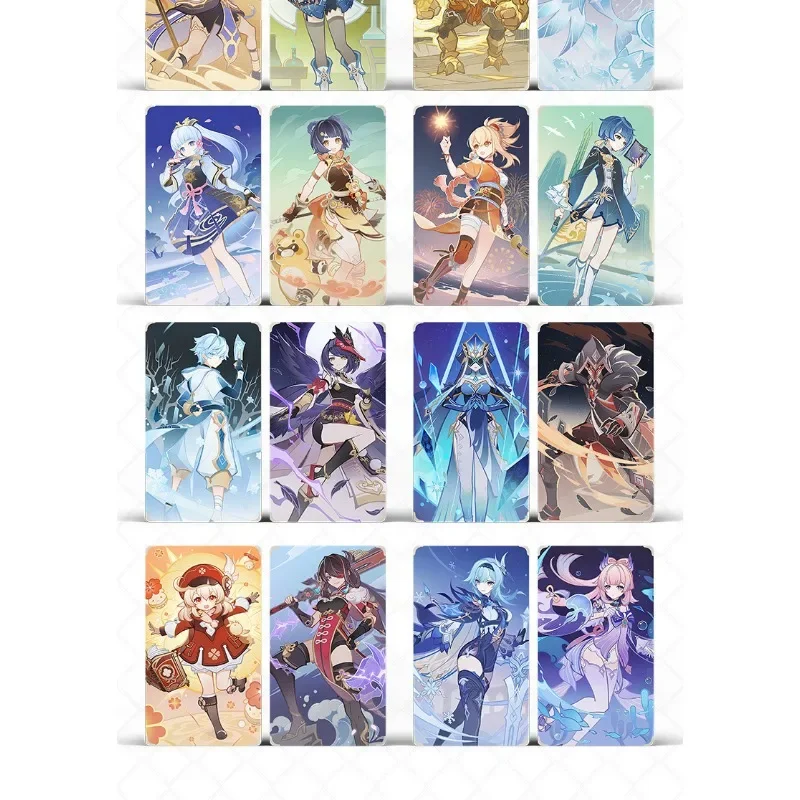 Nowa gra Genshin Impact Cosplay Genius Invokation TCG Tarots Card 32Pcs Tarot Board Anime Props Play Characters Cards Full Set