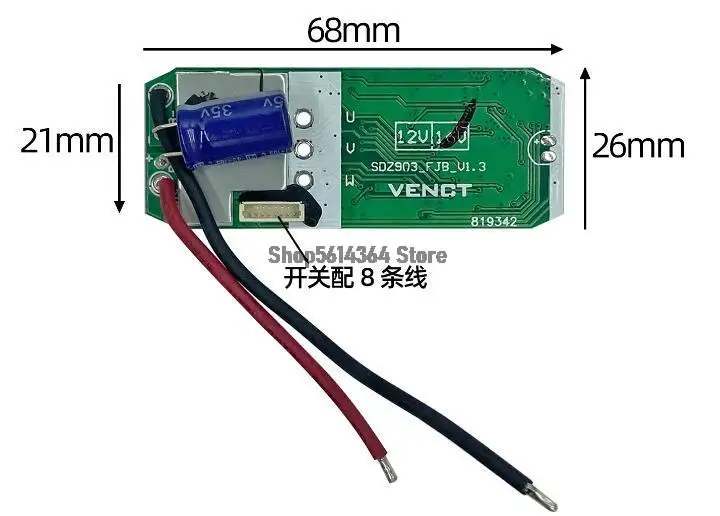 16.8V Lithium Drill Control Board - Professional Controller Driver for Lithium Drill Accessories