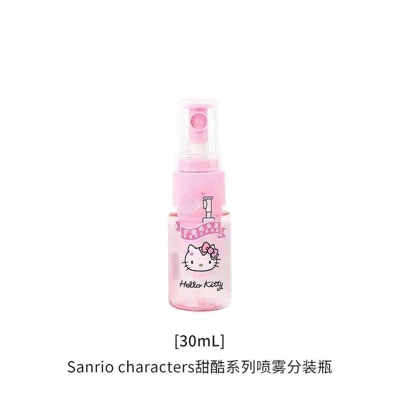 Cute Sanrio HelloKitty Spray Bottle Refillable Travel Mini Portable Cartoon Anime Kawaii Non Slip Lightweight Student Gifts
