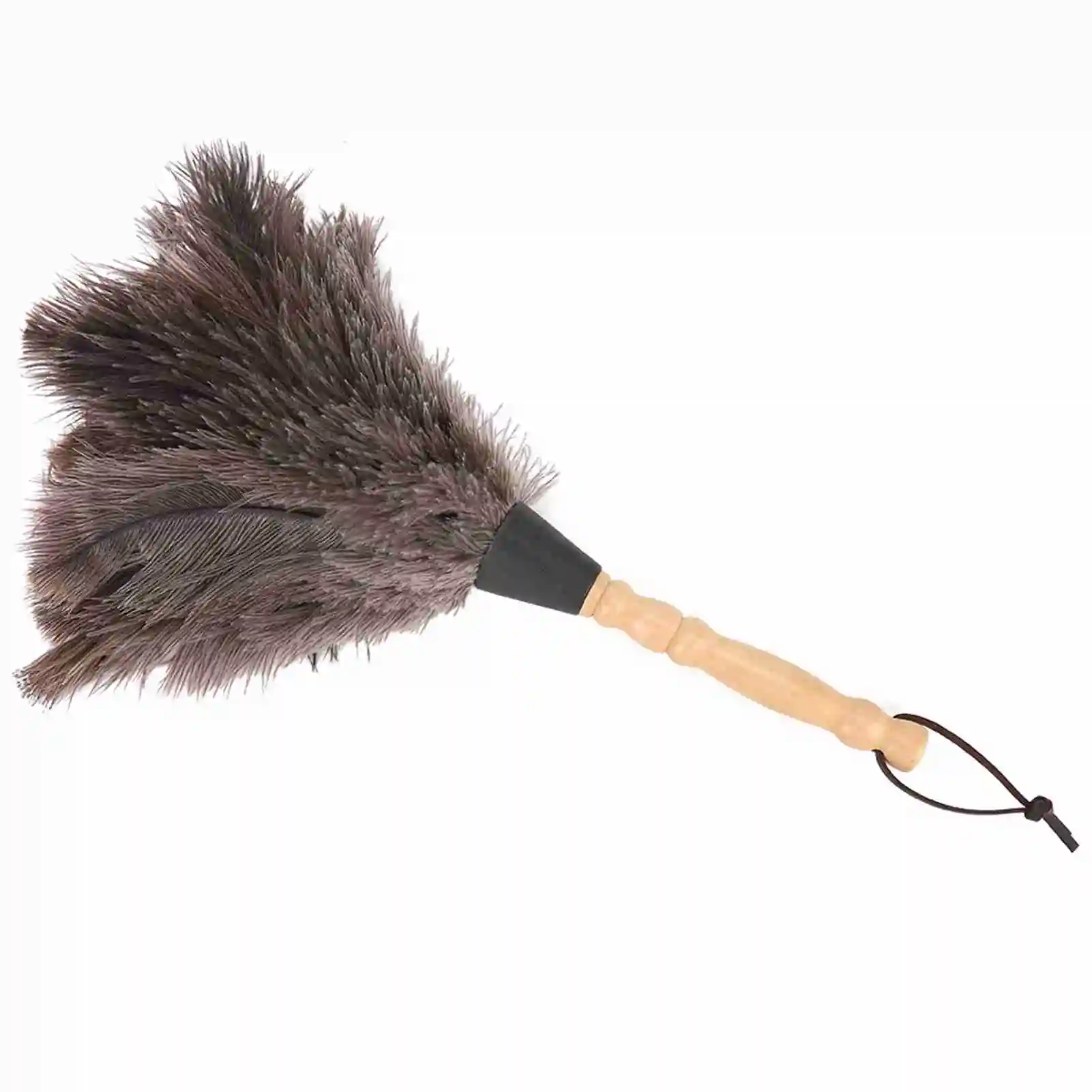 

E2 Anti Static Reusable Wooden Handle Ostrich Feather Duster Dust Removal Cleaning Tool Room Cleaning Products For Home Kitchen