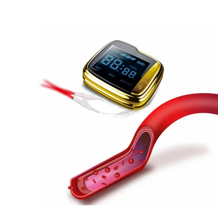 Red Light Therapy Watch for Elderly Health Care Acupuncture Treatment for Hypertension Diabetic Physical Therapy Equipment