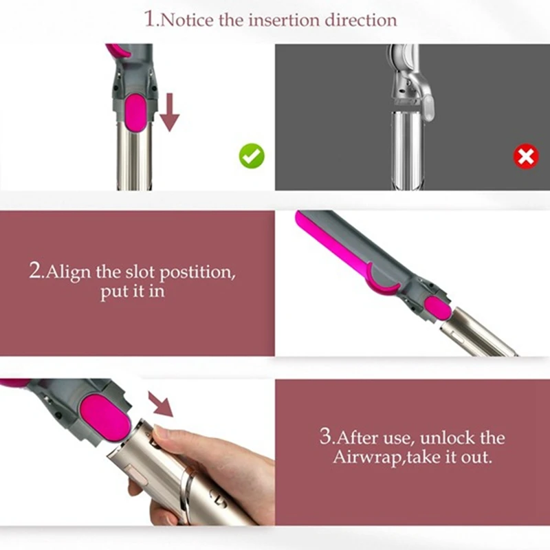 برميل مخروطي ومرفق تدفق الهواء لـ Shark FlexStyle HD430/HD435/HD440 يخلق شعرًا ناعمًا مع كسر أقل أضرار B #4