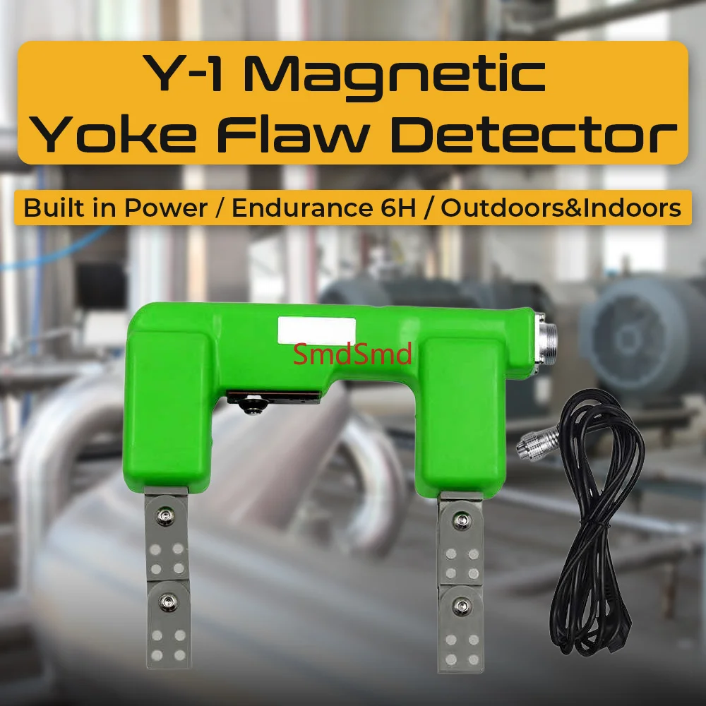 Y-1 Magnetic Yoke Flaw Detector,Portable DC/AC Battery Dual Power Magnetic Particle Flaw Detector for Non-Destructive Testing