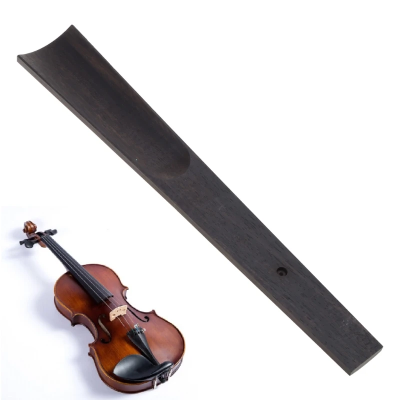 4/4 Size Violin Fingerboard Ebony Fingerboard Violin Parts and Aceessories