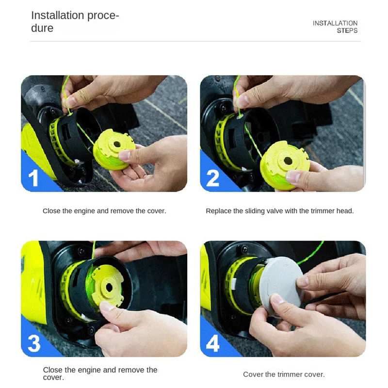 LUWEI 4 Packs For Ryobi RYOBI Mower Spool AC80RL3/AC14HCA Mowing Rope Mowing Rope Replacement