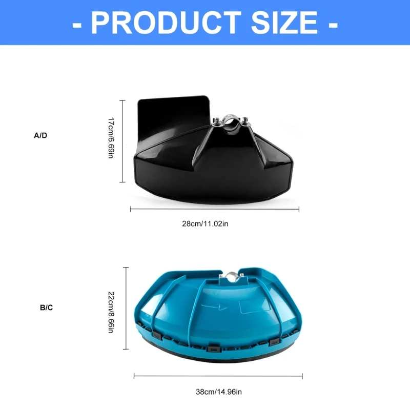 Mehrzweck-Schutzgitter für Rasengeräte mit sicheren Befestigungselementen für den Einsatz in der Landwirtschaft und Gartenbau