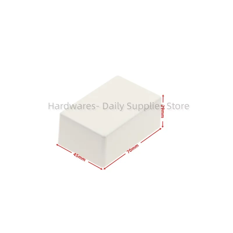 1PCS 70x45x29mm Plastic Case DIY Waterproof Box White Electronic Case Junction Box