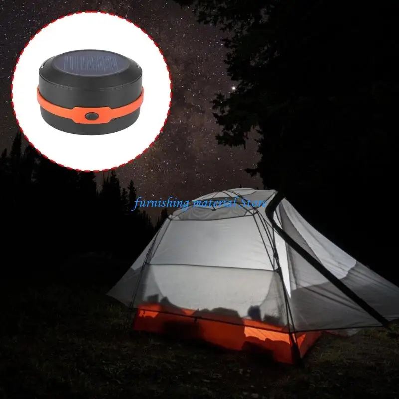 Y5GD Solar Telescoping Camping Light USB Rechargeable Foldable Design 3 Brightness