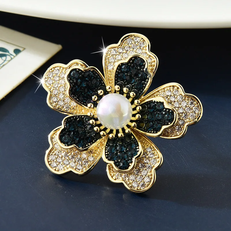 دبابيس الزهور، زهور خمس بتلات، دبابيس عصرية، دبابيس متعددة الاستخدامات للخريف والشتاء