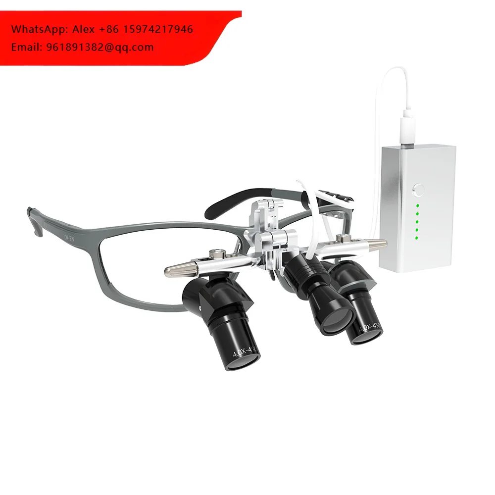 

All Metal Material Ergo2 4X 5X 6x Hospital Surgical Loupe Dental Microscope Ergonomic Corner Magnifier