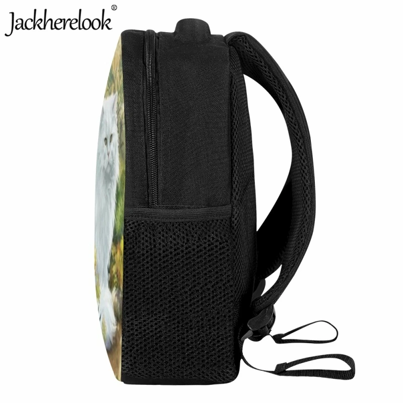 Jackherelook Cute Kitten tornister dla dzieci Trend w modzie Bookbags przedszkole dla dzieci praktyczny plecak codzienne prezent z podróży