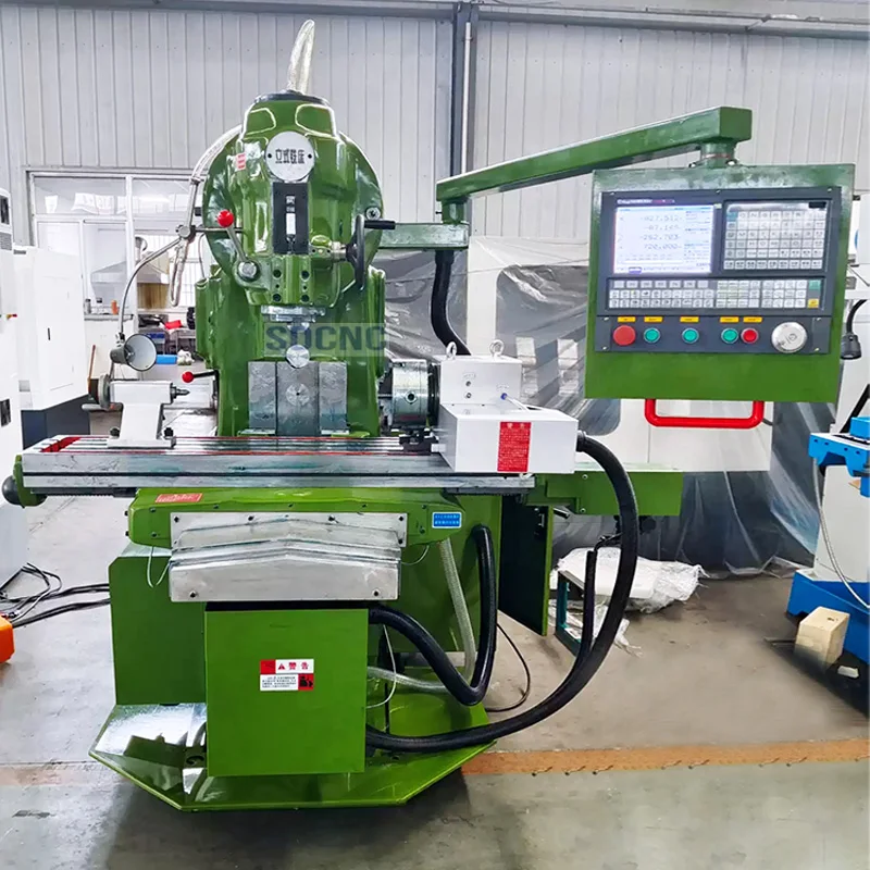 آلة طحن CNC عالية الجودة 5 محاور XK5032 نوع الركبة العمودي الجديد مع نظام التحكم GSK والمحرك