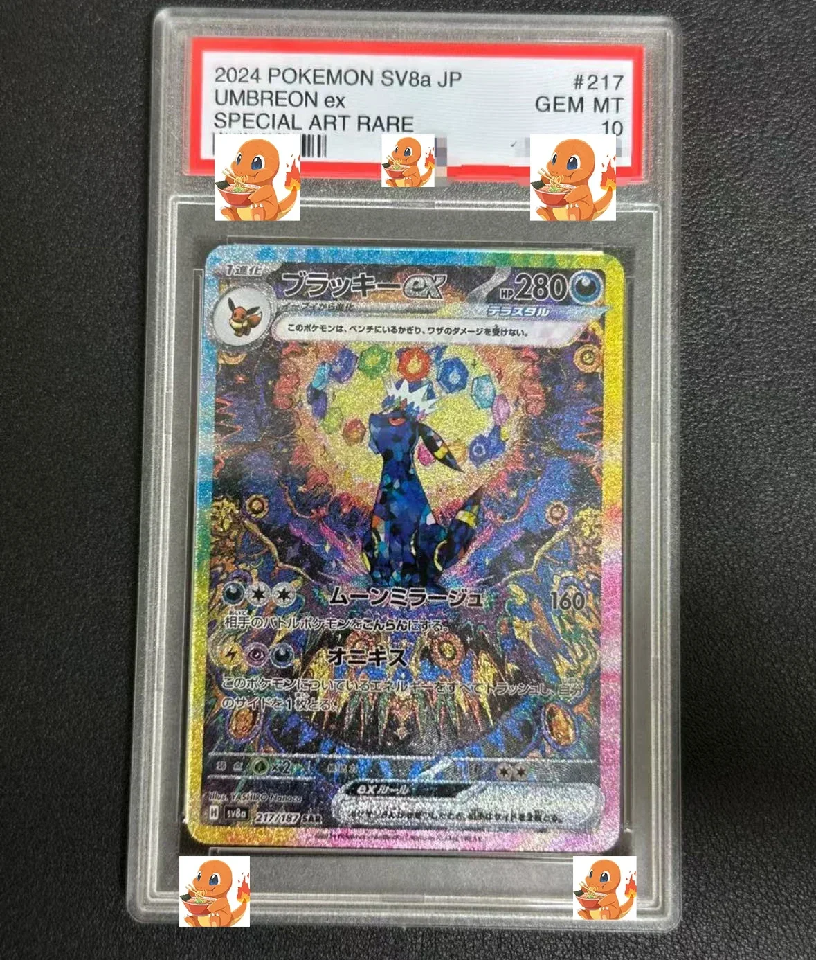 

pokmon diy Jolteon Anime PTCG Graded Collection Cards S6a Eevee Heroes GEM MT10Points Version Holographic Label Kids Gift