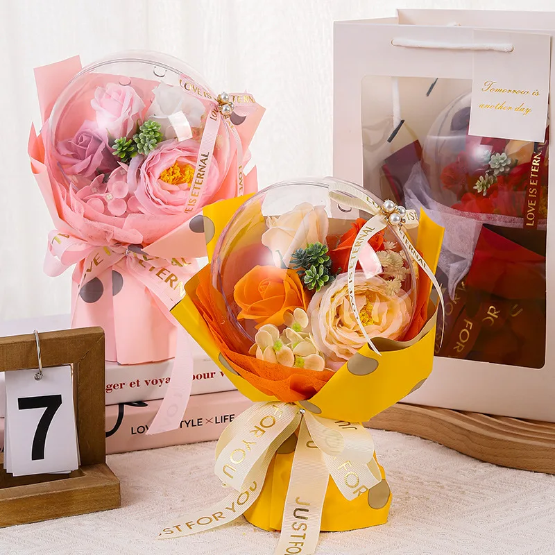 

Valentine's Day Gift Creative Love Tulip Bobo Ball Gift Set