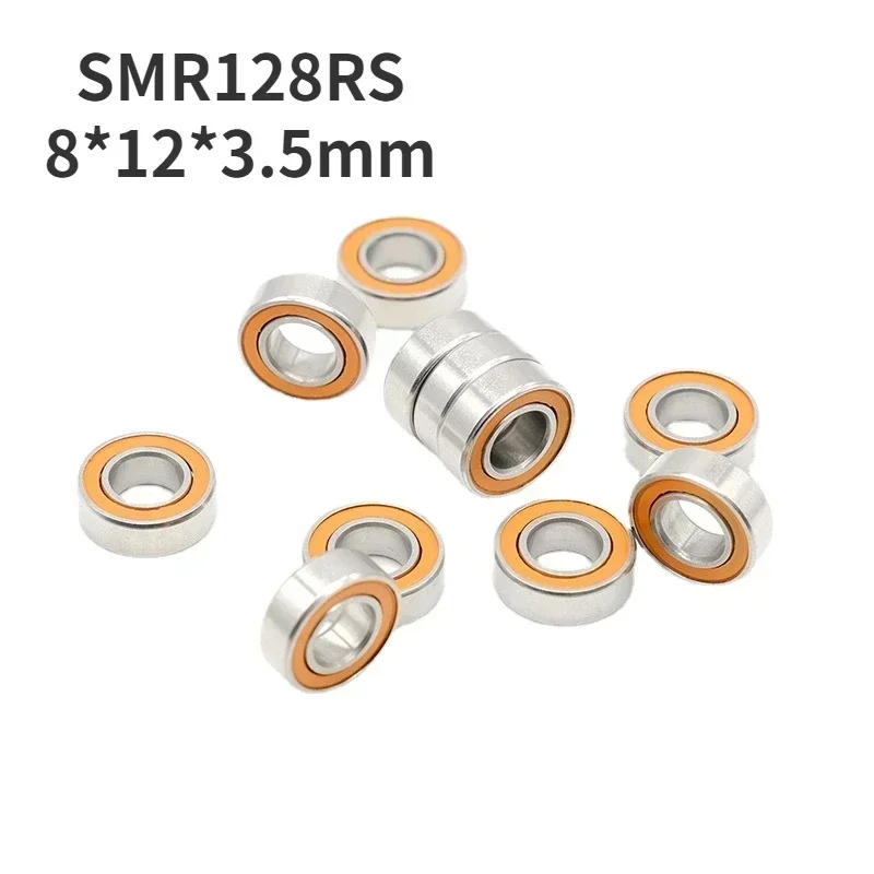 SMR128 Luya wheel modified mixed ceramic ball bearing 8*12*3.5mm fishing gear Fishing wheel bearing 2RS