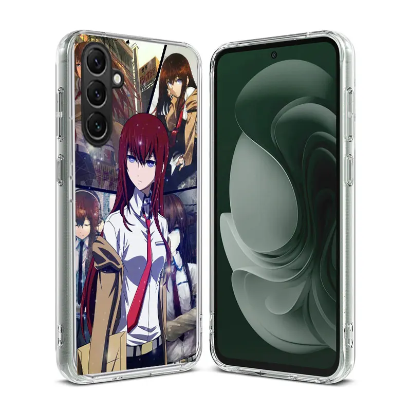 Anime Steins Gate Phone Case Samsung A02S A03S A13 A23 A33 A52S A12 A22 A32 Galaxy A51 A71 A41 A21 A31 A53 A73 A11 A01 A42 A72 C