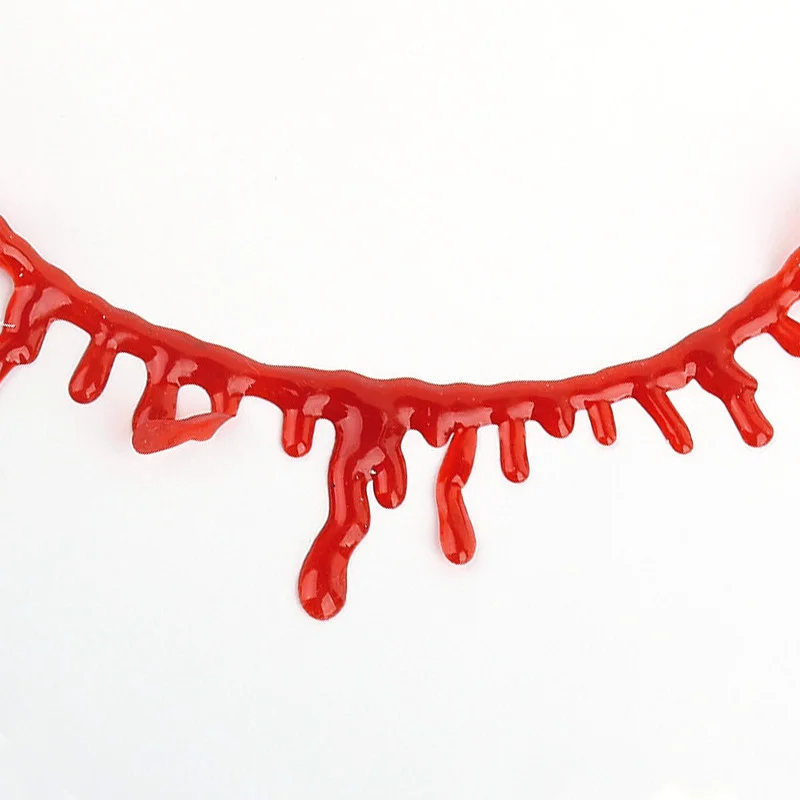 Dripping Blood Halloween Party Choker Necklace Vampire Costume Accessory
