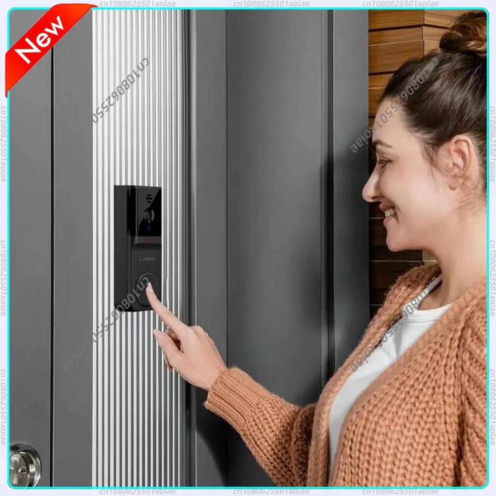 

Видеодомофон Wi-Fi 2,4G с 4,3-дюймовым IPS-дисплеем, 1080P, двусторонней аудиосвязью и инфракрасным ночным видением для дома и квартиры