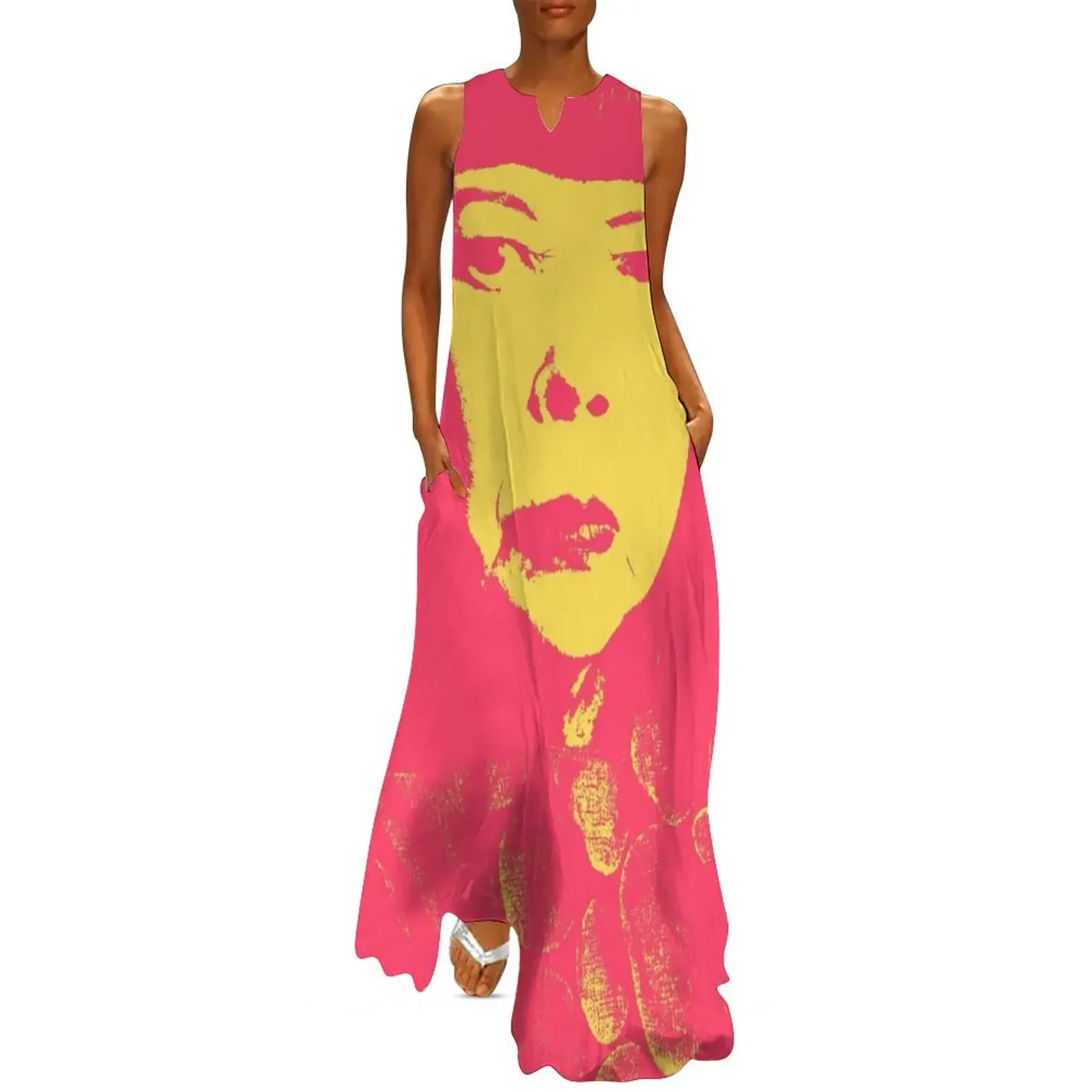 

Yayoi Kusama Portrait Long Dress dress women summer 2025 beach outfits for women dress party night