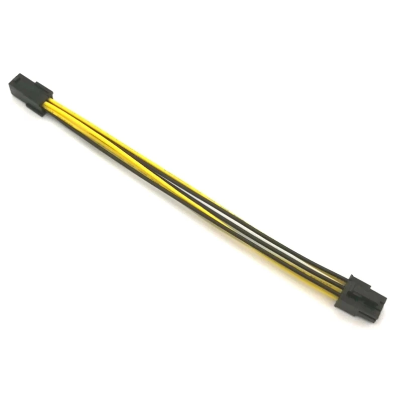 Angitu 4Pin ATX/CPU أنثى إلى 6Pin PCIe ذكر محول الطاقة 18awg إمدادات الطاقة وحدة المعالجة المركزية/EPS 4Pin إلى 6Pin GPU تحويل كابل-20cm