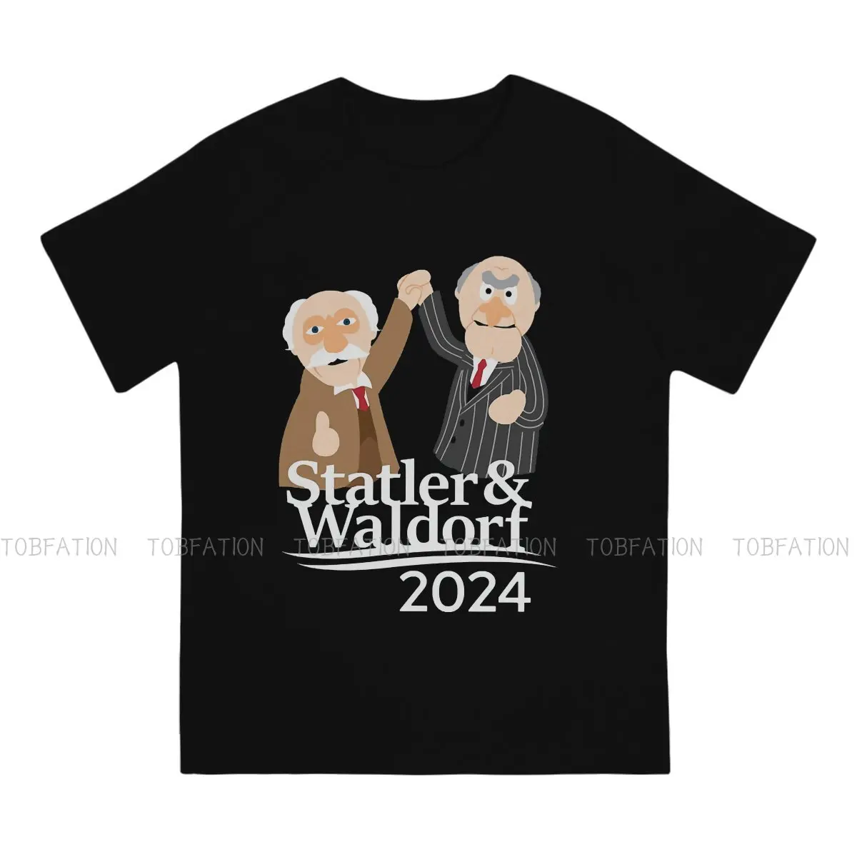 Statler And Waldorf 2024 Tshirt Classic Graphic Men\'s Tshirts Tops Loose Cotton O-Neck T Shirt