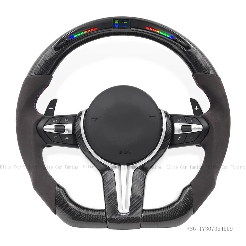 

Руль с LED-подсветкой из карбона для BMW F10 F30 F20 F34 F32 F33 F36 F22 F80 F82 F87 E60 E90 E91 E92 M3 M4 M5 M6, автомобильные аксессуары