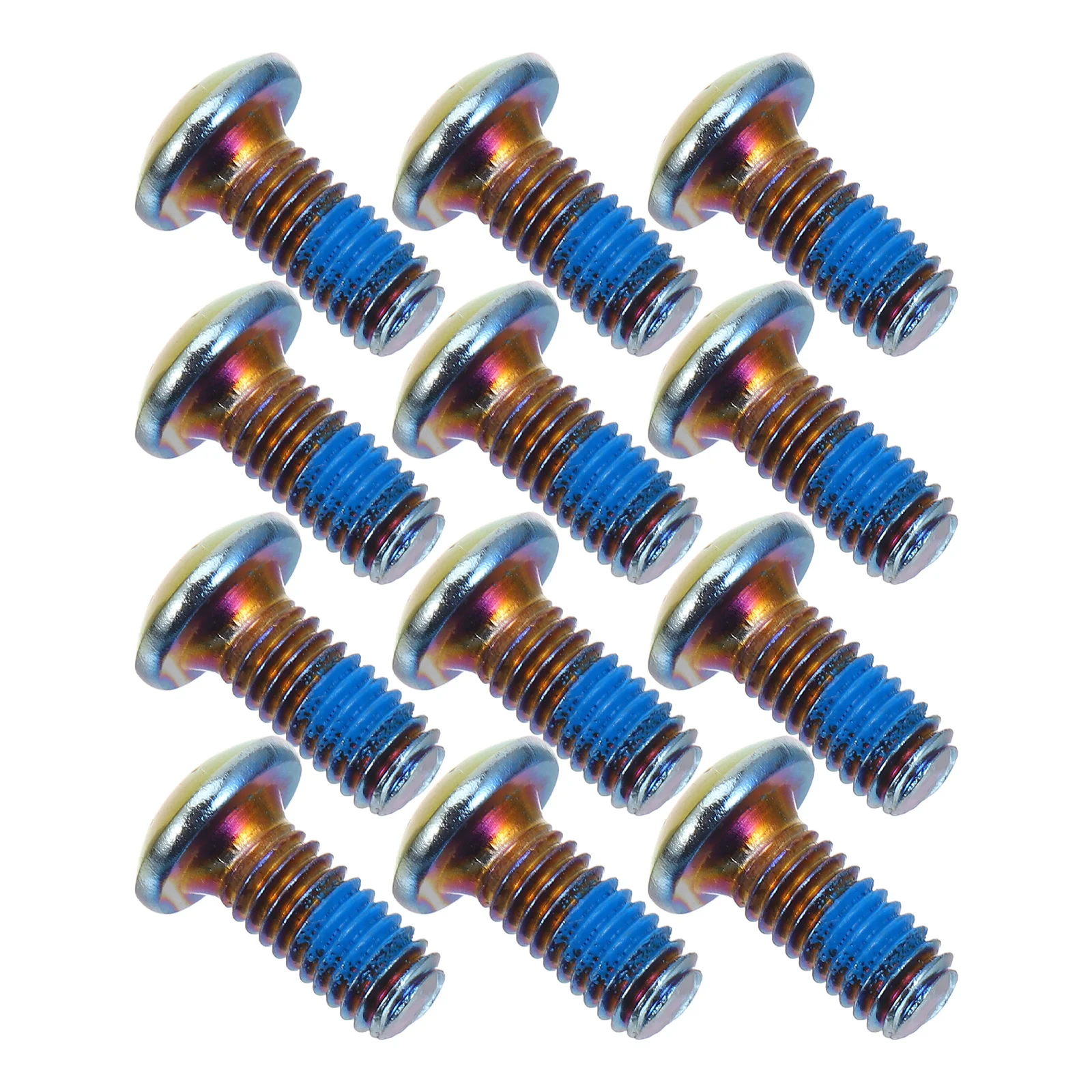 12Pcs Brake Pad Screw Titanium Steel Bike Screws Durable Fixing Screws for Road Touring E-Bike Hydraulic Mechanical Disc