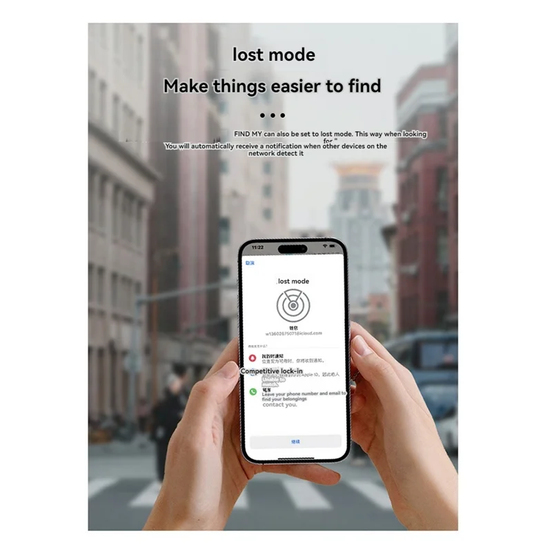 Desempenho Estável - Para Cartão Rastreador de Carteira Magicard Mini, Localizador GPS IP68 para Rastreamento de Localização, Etiqueta Inteligente Rastreadora de Itens para Find My A