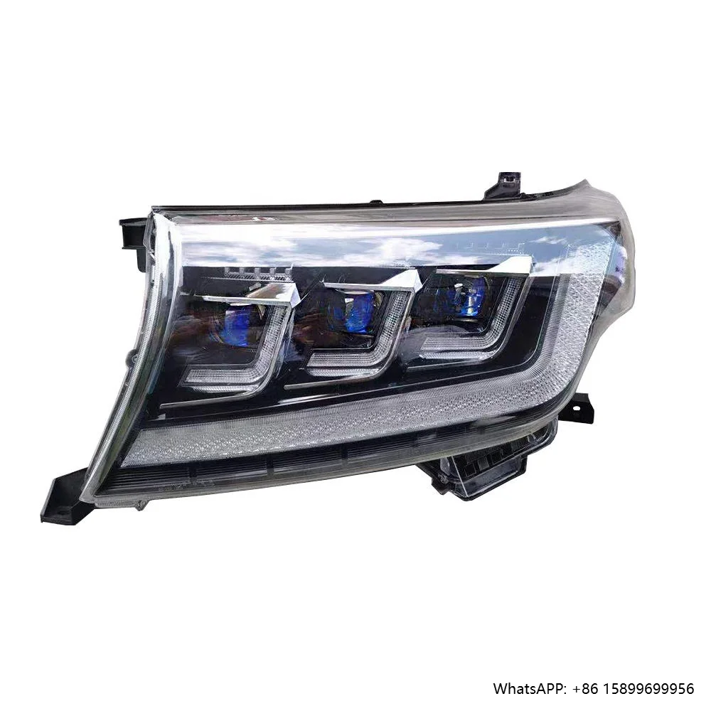 

Popular in in Middle East and Africa Modify Car Lighting System Headlights for Land Cruiser 2012 LC200 HEAD LAMP WITH 3 LEDS