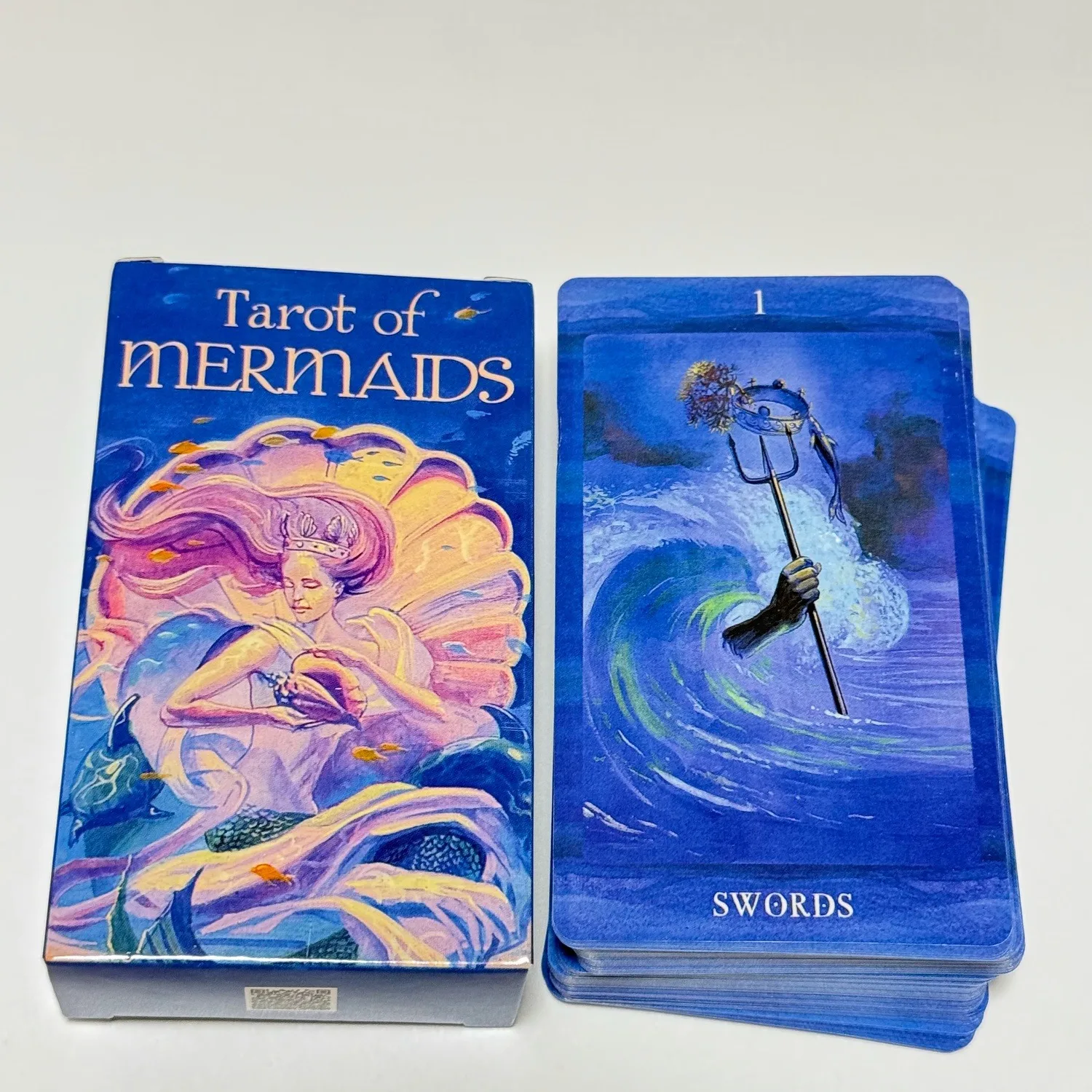 Tarot of Mermaids Tarot Deck 78 Pcs Classic Wait Divination Meditation Board Games Beautiful and Sensual Creatures Cards