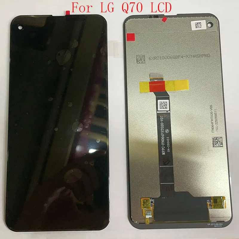 

Montaje de digitalizador de pantalla táctil LCD For LG Q70 Q620, con Marco, LMQ620WA, LM-Q620WA, piezas de repuesto, 6,4"