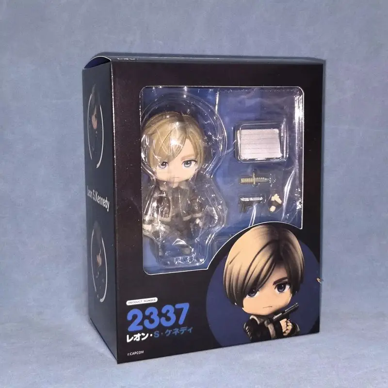 Estoque Original Residente Mal 4 طبعة جديدة 2337 Leon S. Kennedy Q VersãO Bonecas De AçãO Anime Pvc Modelo CriançA Brinquedo De Ani