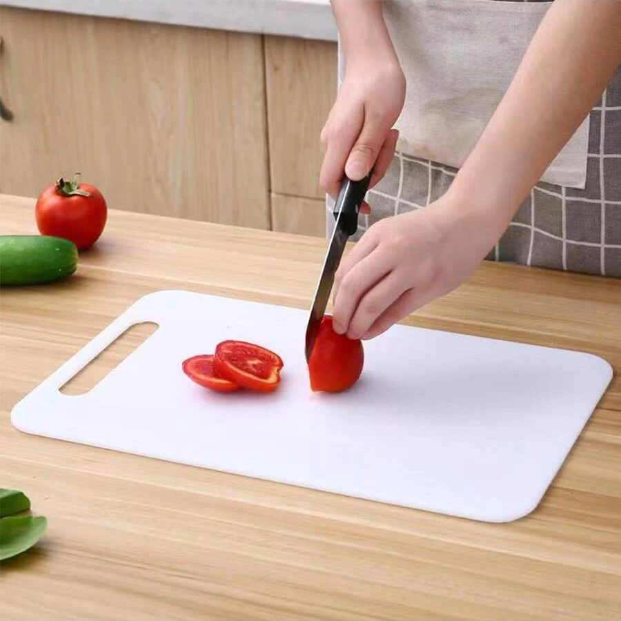 1PC classification PP cutting board Multi-functional kitchen household can hang light non-slip vegetable and fruit cutting board