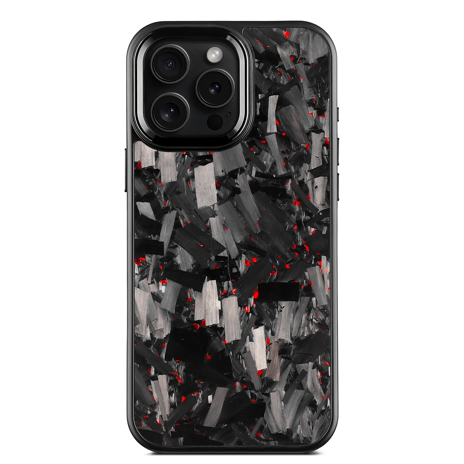 

Новейшая версия с металлическими линзами, магнитный кованый чехол из углеродного волокна с полным покрытием для iPhone 16, 15, 14, 13, 12, 11 Pro Max с Magsafe