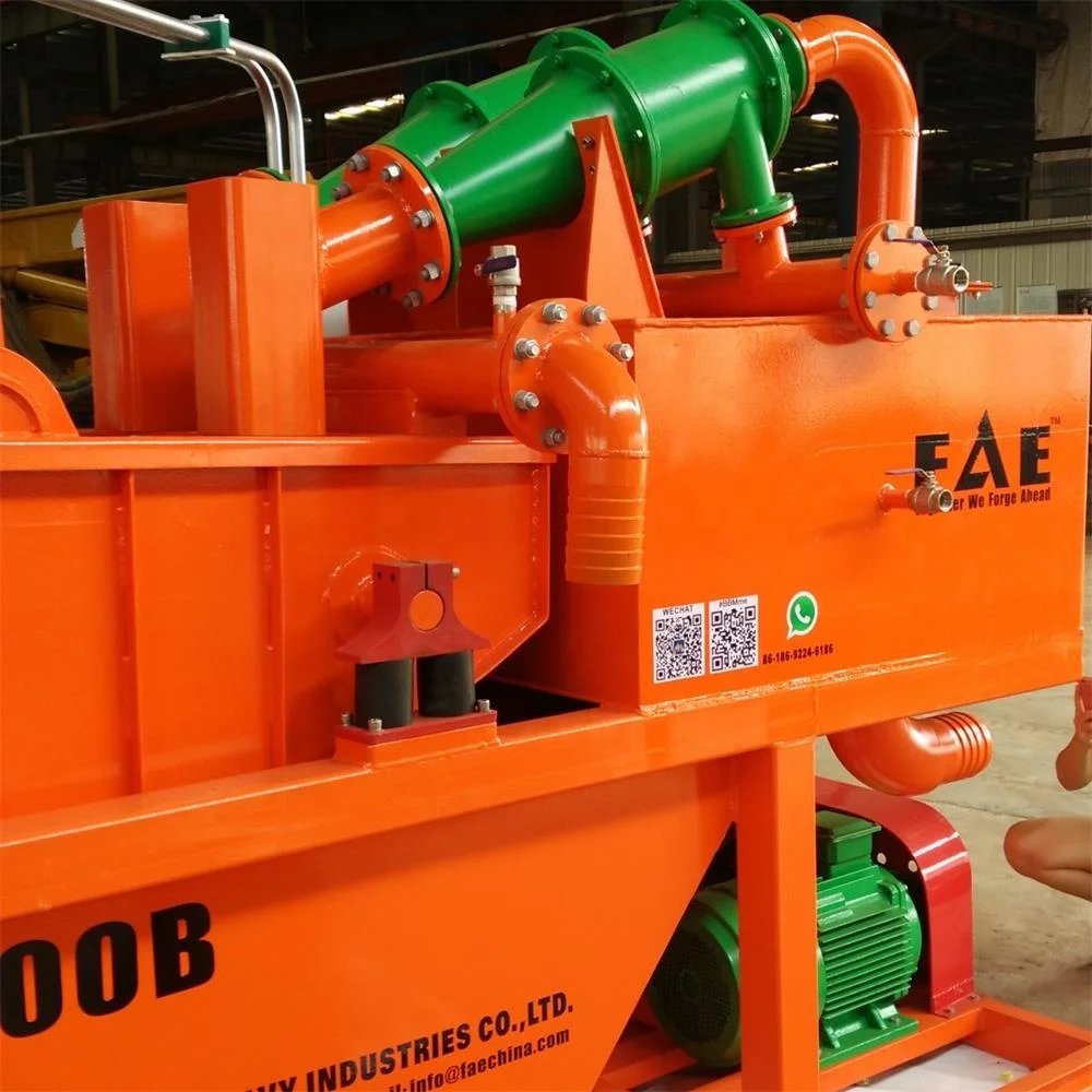 FAE FAD-100/60 Hydrocyclone desander FAD100 with good cones solids control drilling mud fluids desander