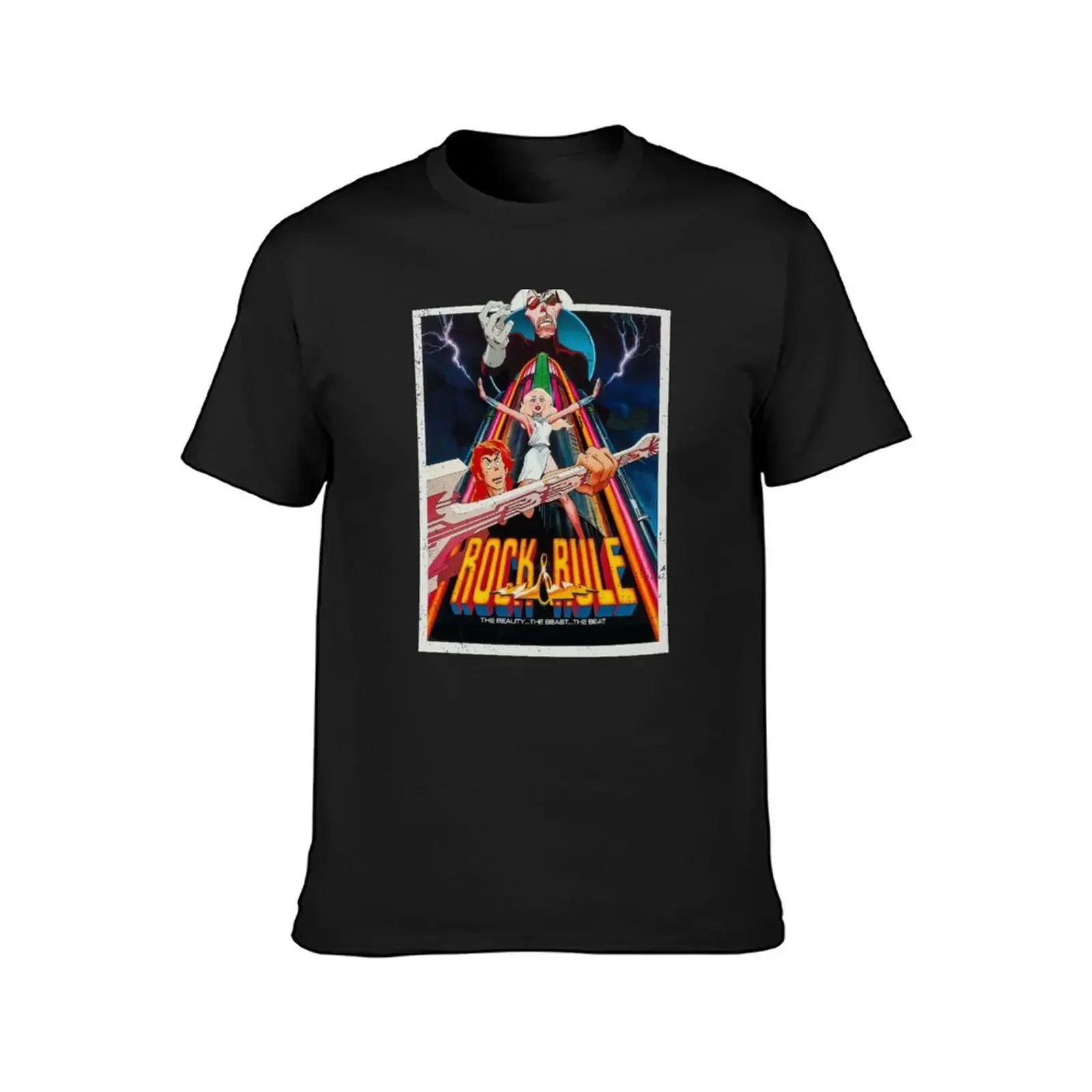 Rock And Rule T-Shirt vintage t shirts oversized anime t shirts cheap stuff mens workout shirts